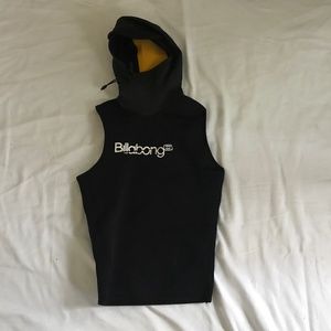 Billabong thermal hooded sleeveless wetsuit vest
